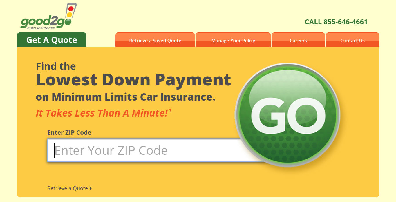 Good2Go homepage