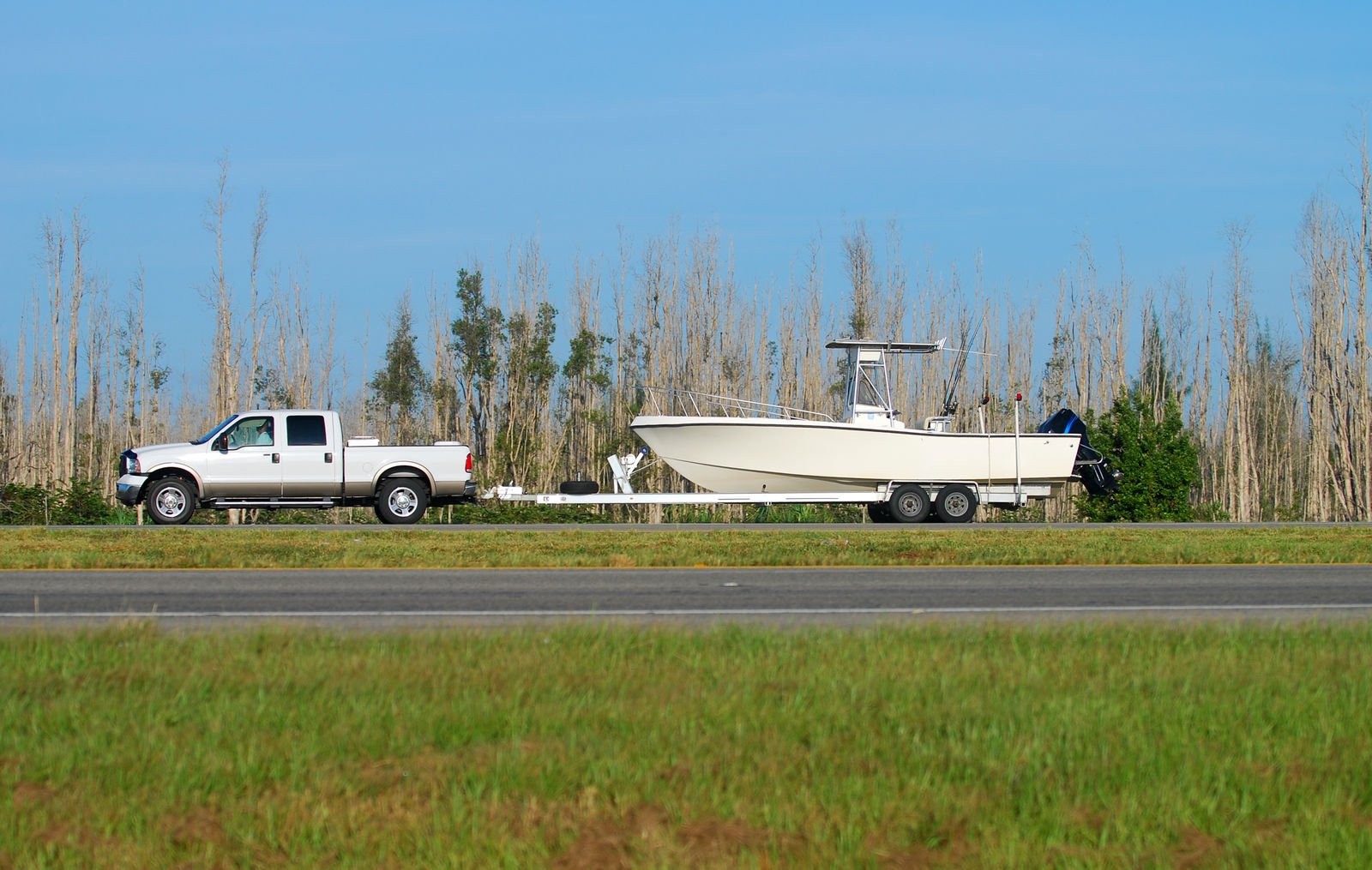 Is a boat covered by car insurance when being towed?